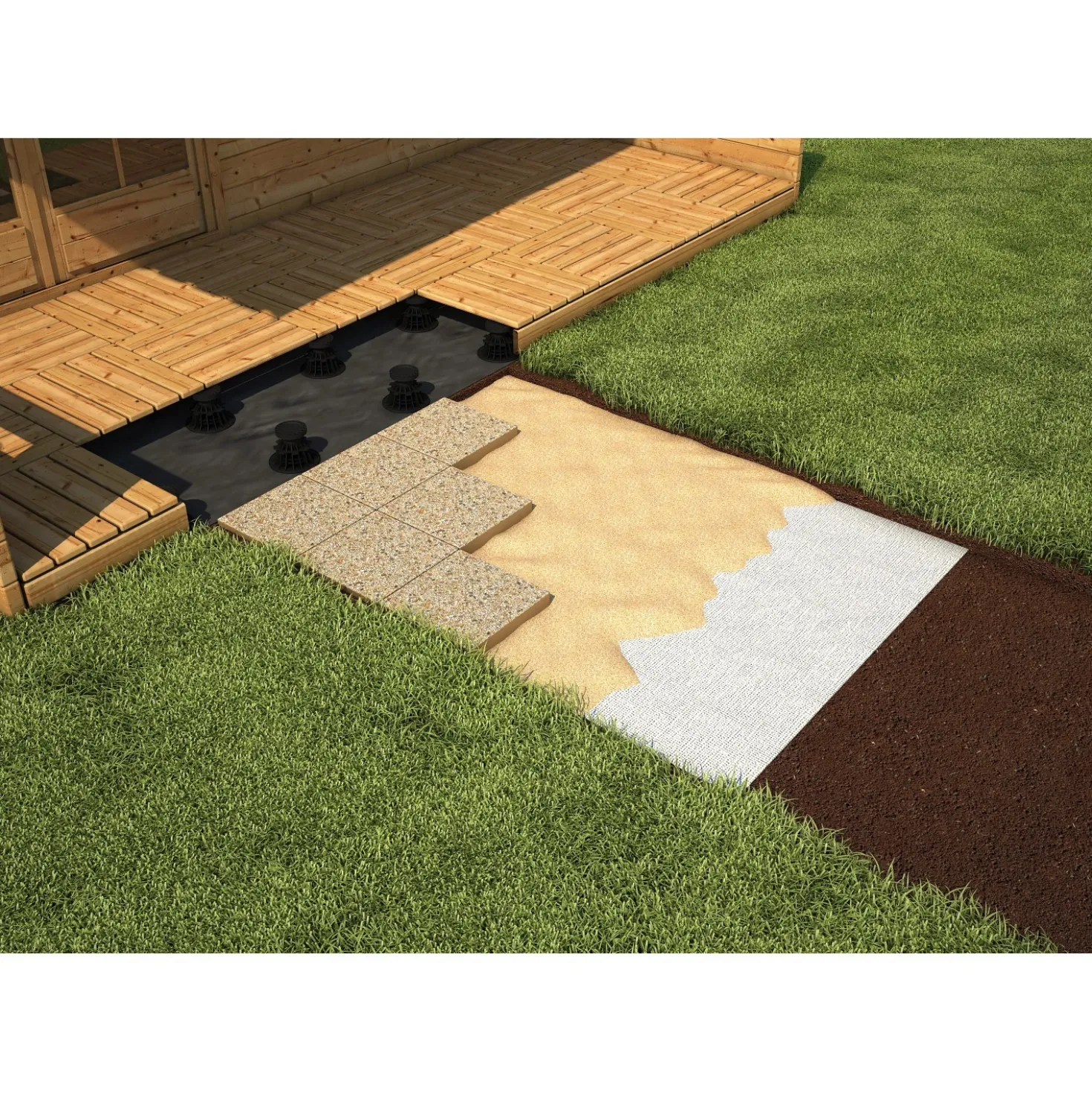 Tessuto non tessuto TNT stabilizzante Onduline 1x20 m