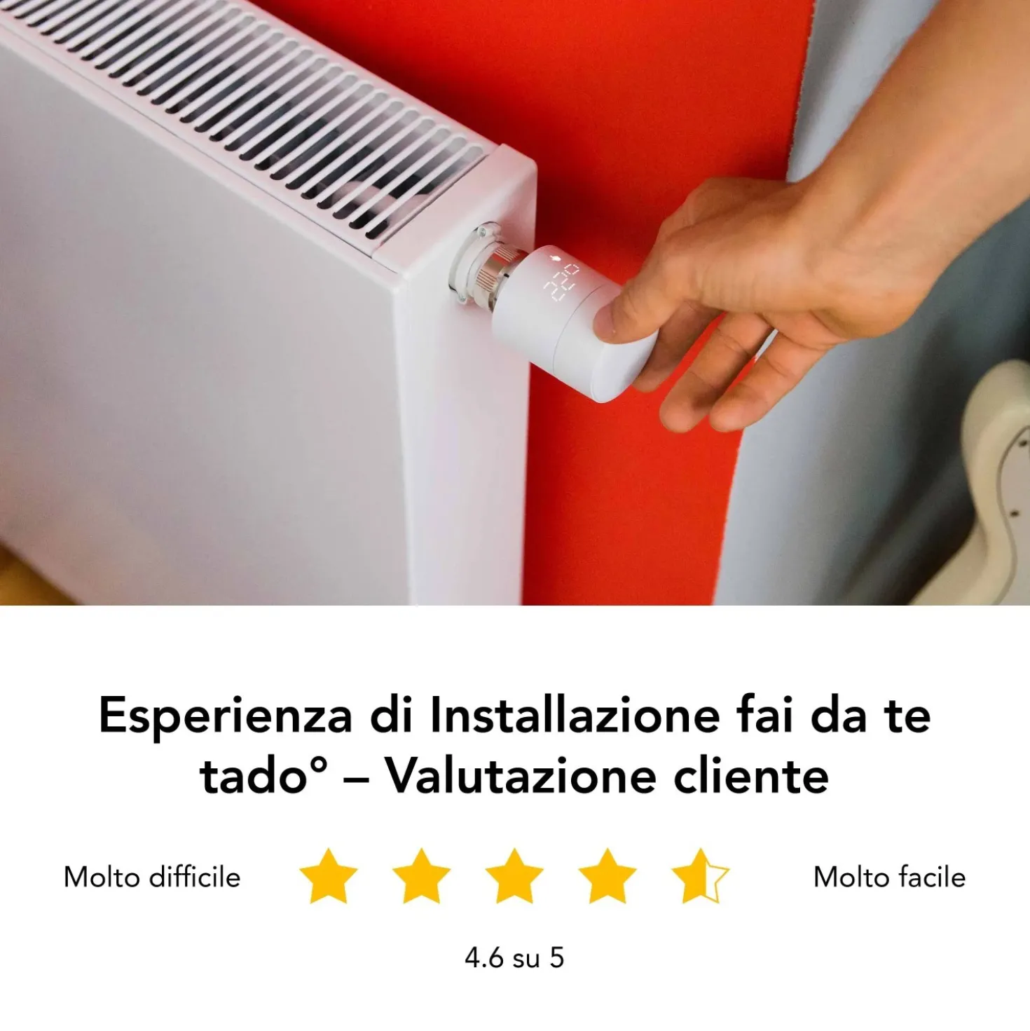 Testa Termostatica Smart Home aggiuntiva al kit di base V3+