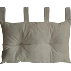 Testiera letto ecopelle ecru 45x70 cm