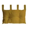 Testiera letto ecopelle senape 45x70 cm