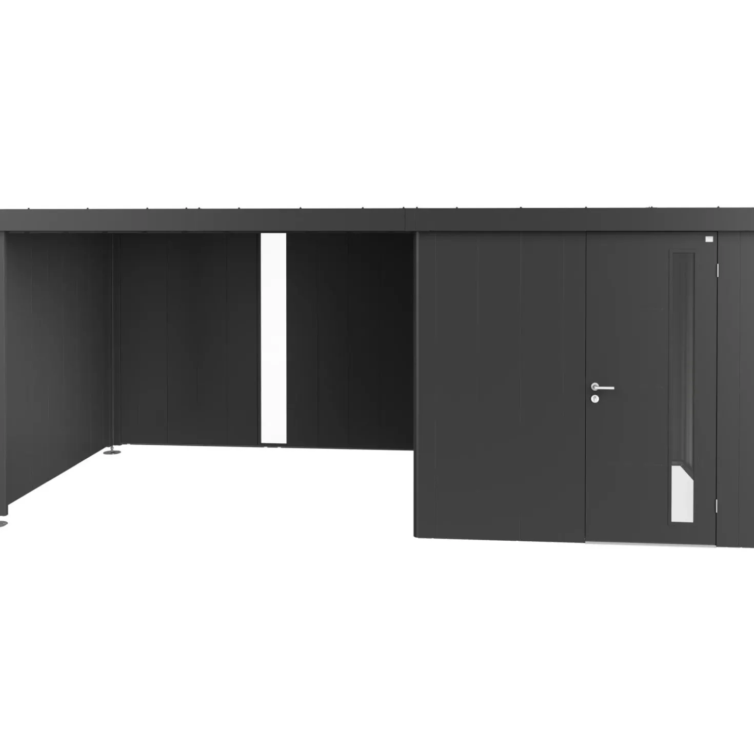 Tetto laterale Biohort per casetta Neo 2A/2B/2C/2D Gri scuro met