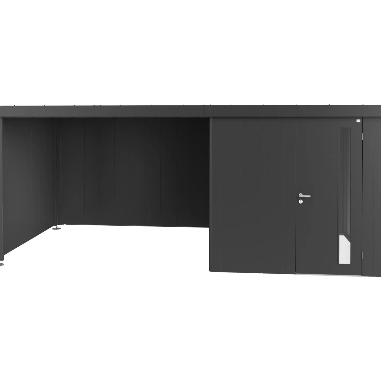 Tetto laterale Biohort per casetta Neo 2A/2B/2C/2D Gri scuro met
