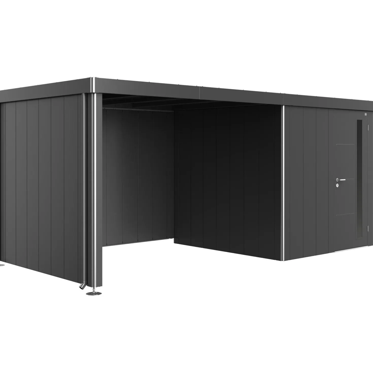 Tetto laterale Biohort per casetta Neo 2A/2B/2C/2D Gri scuro met