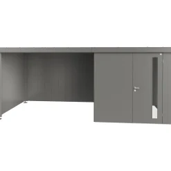 Tetto laterale Biohort per casetta Neo 2A/2B/2C/2D Grigio quarz met
