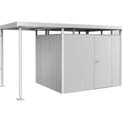 Tetto laterale casetta da giardino Biohort HighLine 3 da 150x235x222 cm arg met