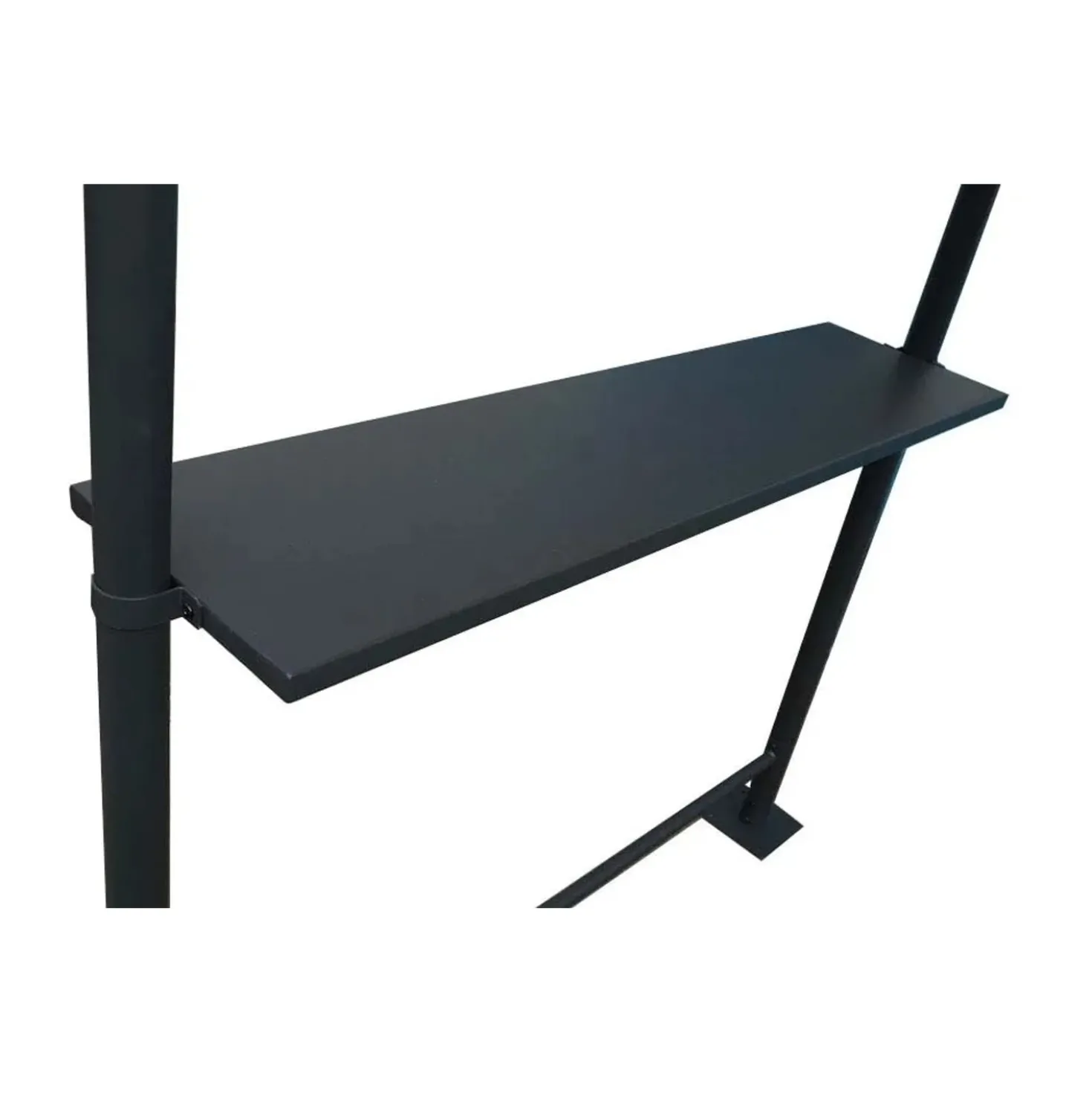 Tettoia barbecue in acciaio antracite 167x128 cm