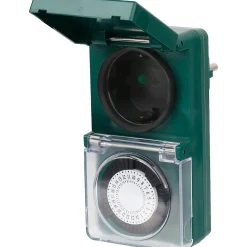 Timer giornaliero Meccanico 48 possibilità di commutazione Verde