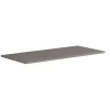 Top di finitura in truciolare 99,7x1,8x45,5 cm laccato opaco grigio