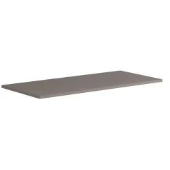 Top di finitura in truciolare 99,7x1,8x45,5 cm laccato opaco grigio