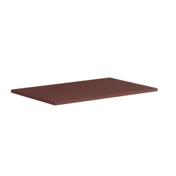 Top di finitura in truciolare 79,7x1,8x45,5 cm laccato opaco rosso Jaipur