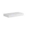 Top scatolato senza staffe 100x10x46 cm Bianco opaco