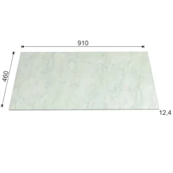 Top teknowood bianco marmo 910 x 460 x 12,4 mm