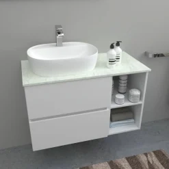 Top teknowood bianco marmo 910 x 460 x 12,4 mm