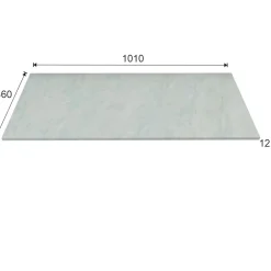 Top teknowood bianco marmo 1010 x 460 x 12,4 mm