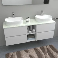 Top teknowood bianco marmo 1500 x 460 x 12,4 mm
