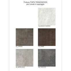 Top teknowood mercurio 610 x 460 x 12,4 mm