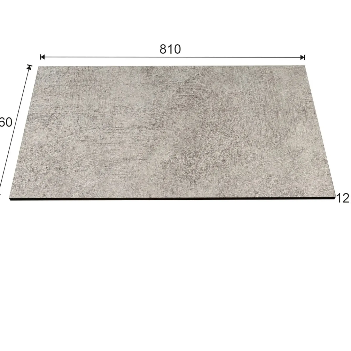 Top teknowood mercurio 810 x 460 x 12,4 mm