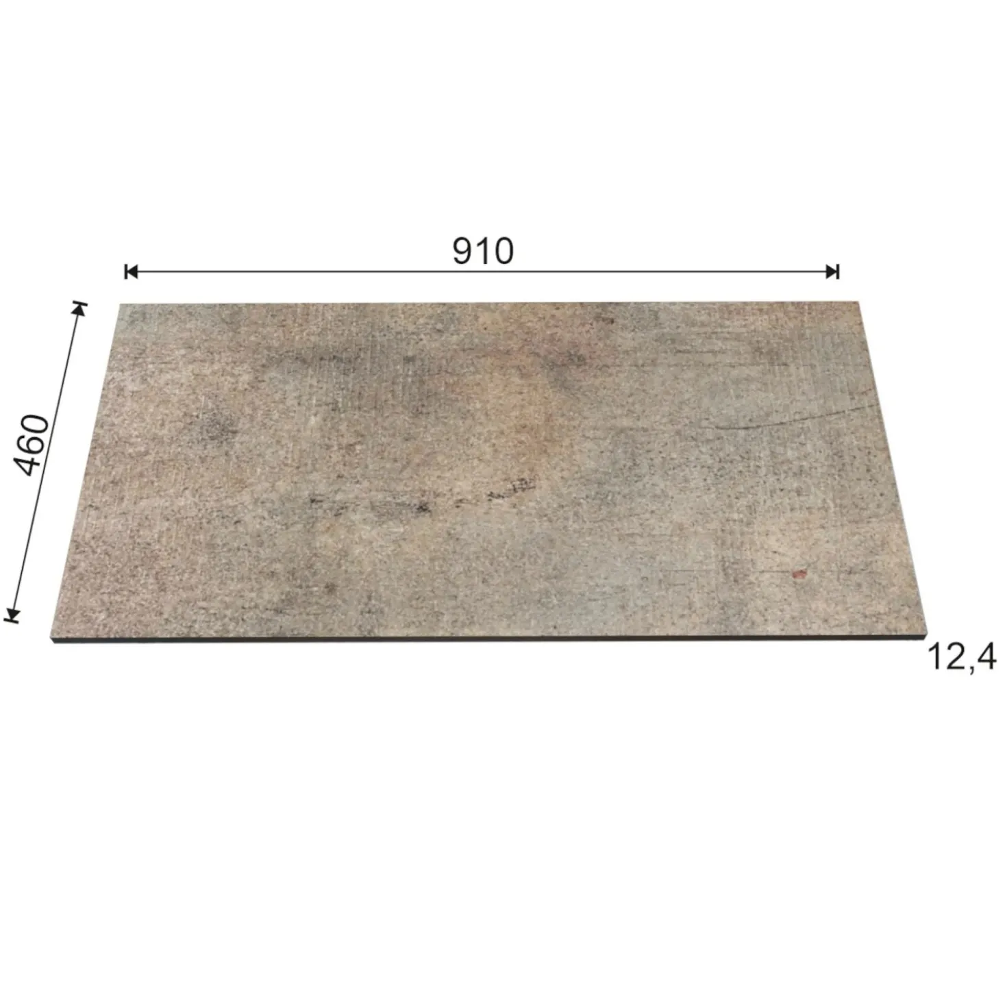 Top teknowood urano 910 x 460 x 12,4 mm
