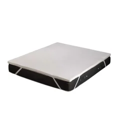 Topper Memory Premium matrimoniale in Memory Foam 160x190 cm bianco