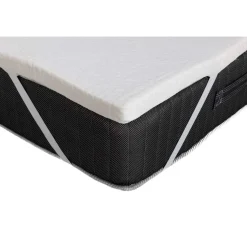 Topper Memory Premium matrimoniale in Memory Foam 160x190 cm bianco