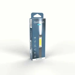 Torcia da lavoro a LED COB 500 lm in Alluminio Aeronautico 2 x AA