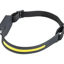 Torcia frontale LED 1 W + 3 W ricaricabile 400 lm