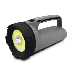 Torcia LED COB EasyMate ricaricabile USB con PowerBank 3W