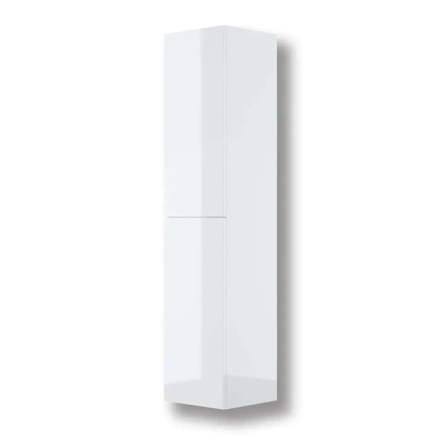 Torre bagno MDF Push to Open Idrostile 1600 mm bianco lucido