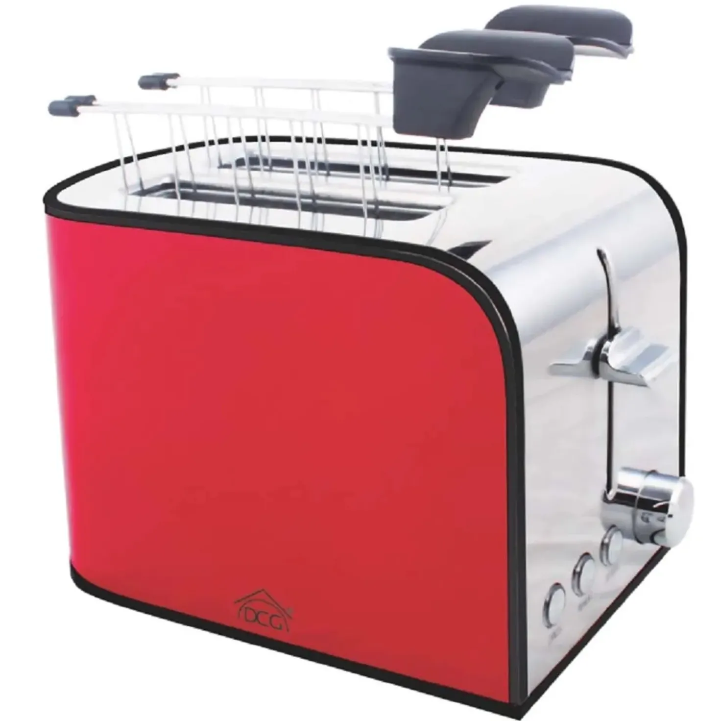 Tostapane inox 2 pinze scongela e riscalda 850W 220-240V