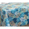 Tovaglia cerata goffrata blu petrolio 140x200 cm al metro