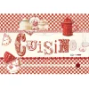 Tovaglietta americana con fantasia Red Cuisine 30x45 cm