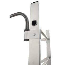 Trabattello pieghevole in alluminio Gierre 1,46x0,64 cm H max 2,97 m