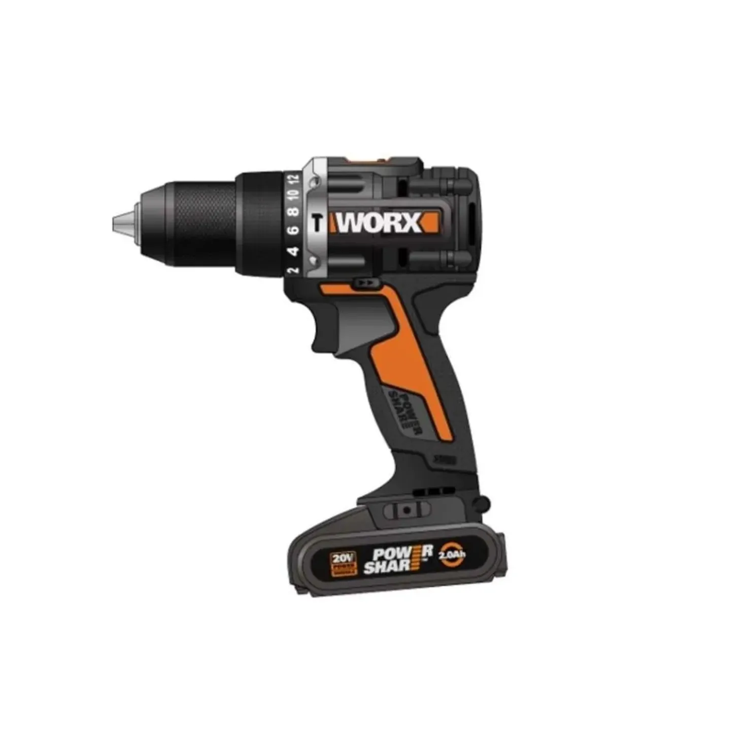 Trapano avvitatore a batteria Worx WX352 20V 2AH