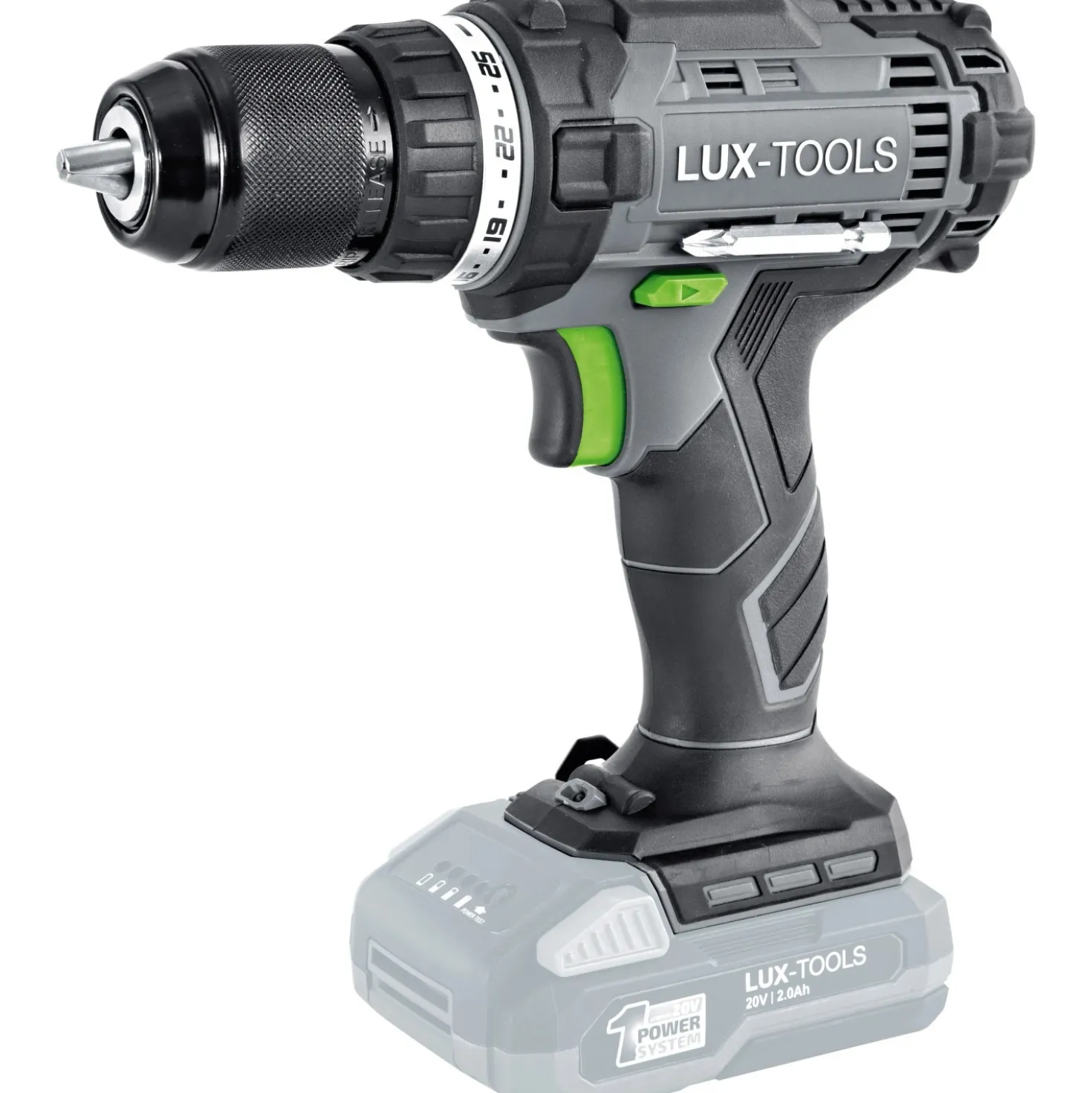 Trapano avvitatore a batteria LUX-TOOLS 1 A-BS-20 20 V - Solo corpo macchina