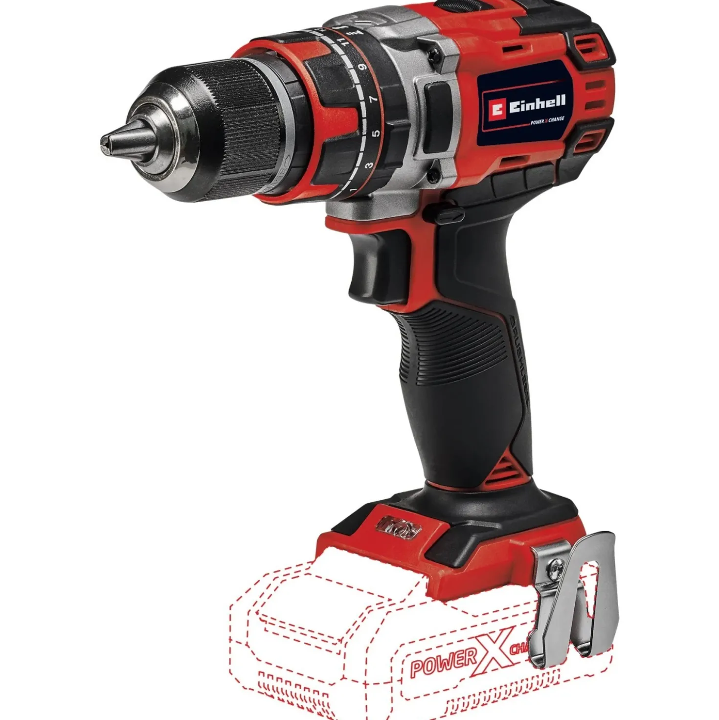 Trapano avvitatore a batteria Einhell TE-CD18/50Li-i BL 18 V - Solo corpo macchi