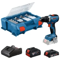 Trapano avvitatore batteria Bosch Professional GSR 18V-65 GAL L-Boxx 2 batterie