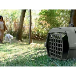 Trasportino per animali Gulliver 1 grigio ardesia 310x480x320 mm