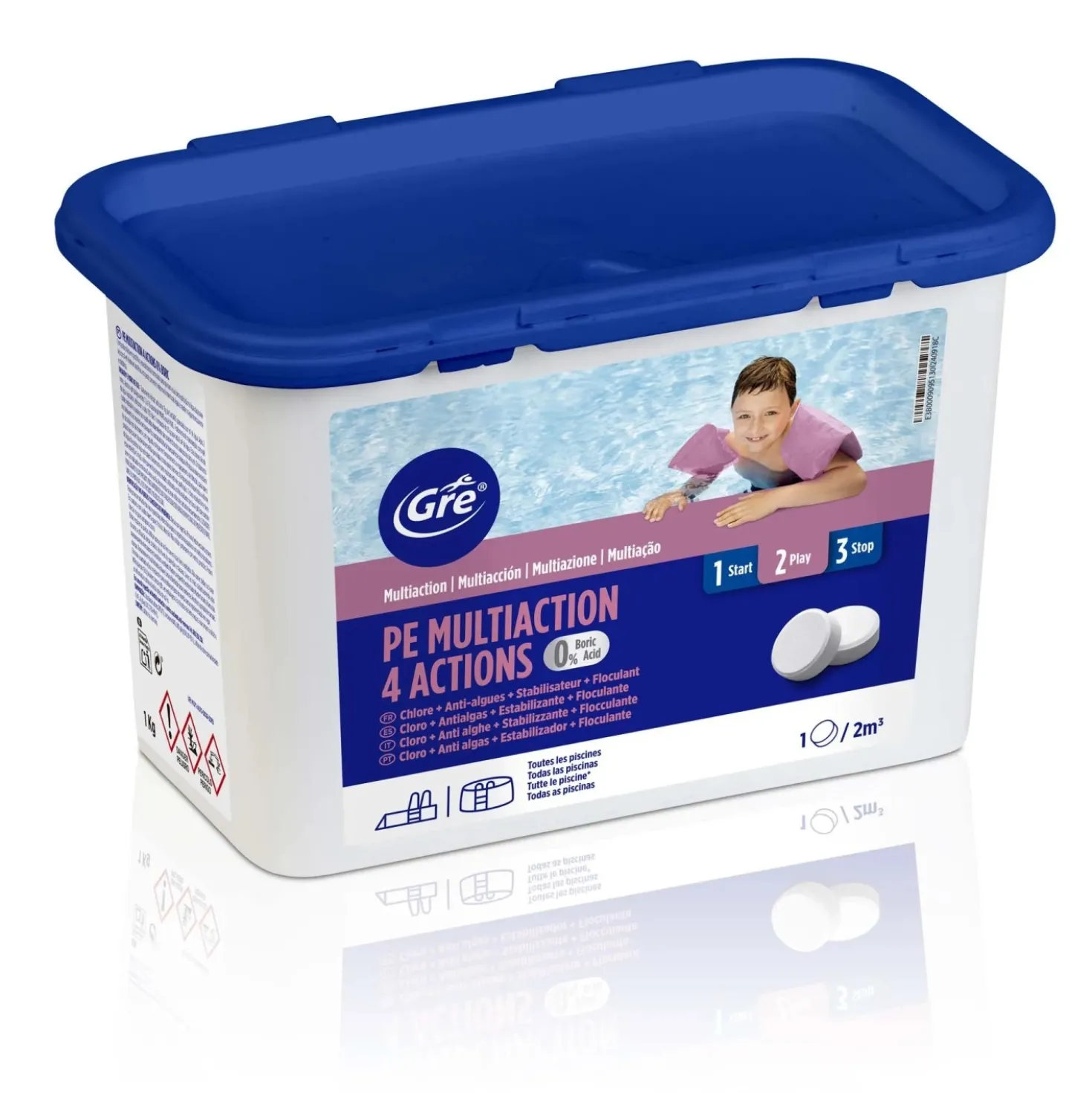 Trattamento 4 Azioni ZERO BORICO 1 kg pastiglie da 20 g