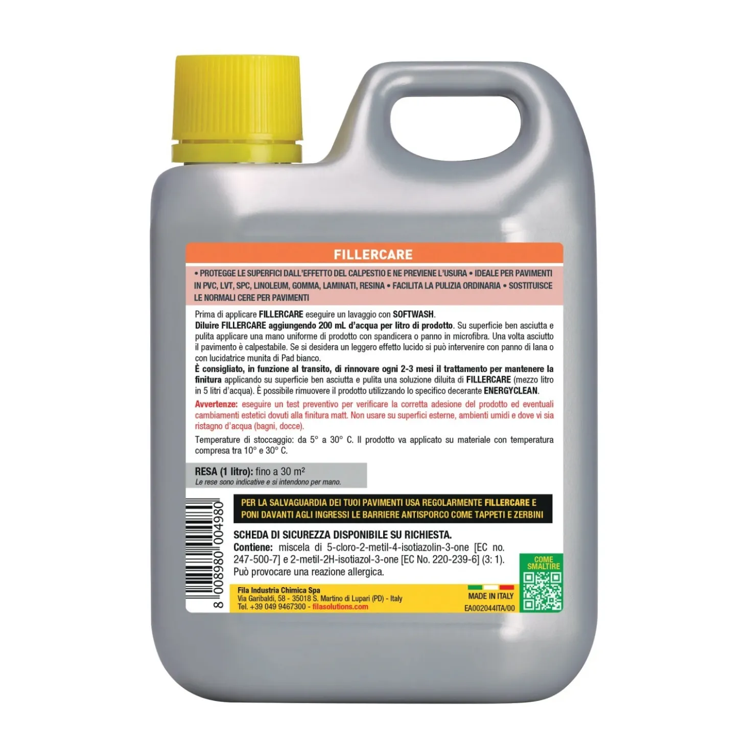 Trattamento protettivo Fila Fillercare Eco 1 l