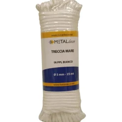 Treccia mare bianca ø 5 mm 25 mt