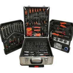 Trolley in alluminio con 400 utensili