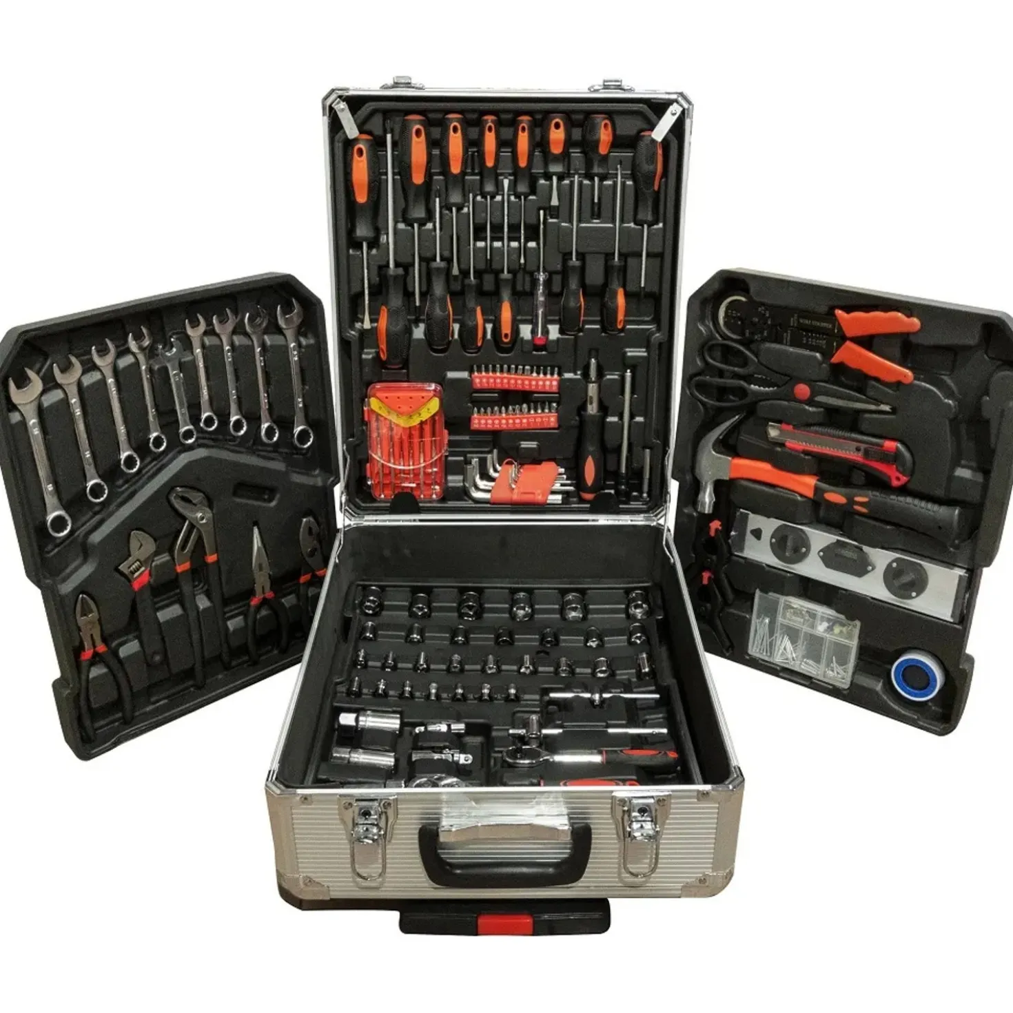 Trolley in alluminio con 400 utensili