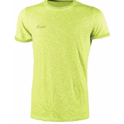 T-shirt da lavoro slim fit giallo tg. L