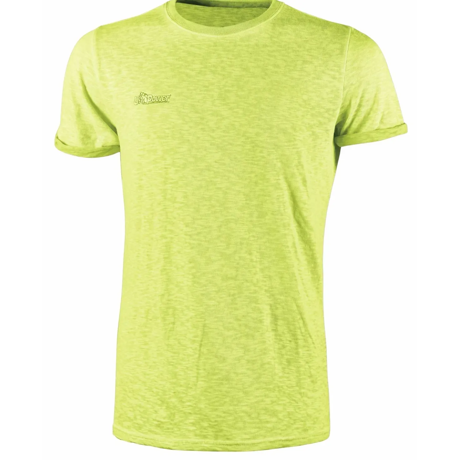 T-shirt da lavoro slim fit giallo tg. L