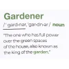 T-shirt unisex Verdemax Gardener bianco XS
