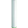 Tubo 50 cm in acciaio vetrificato porcellanato bianco Ø 100