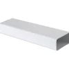 Tubo canalizzazione rettangolare 120 mm x 60 mm x 1000 mm