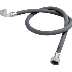 Tubo carico lavatrice con curvetta 3/4" FF x 3 m