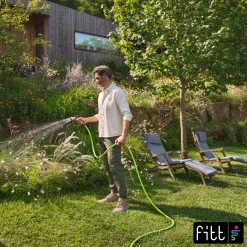 Tubo di irrigazione estensibile FITT KIUMA 30 m x Ø 13 mm lime