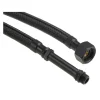 Tubo flessibile collegamento rubinetto Idrostile 2 pz 40 cm nero opaco